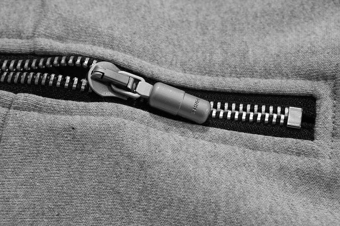 RHUDE embroidered slogan logo sweatshirts