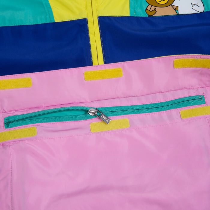 RipNDip Ripndip Teddy Fresh Packable Anorak Jacket (Multi)
