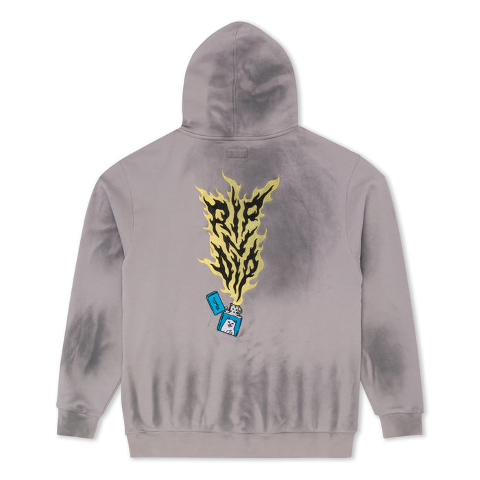 RIPNDIP Ripnlit Hoodie (Charcoal Faded Wash)