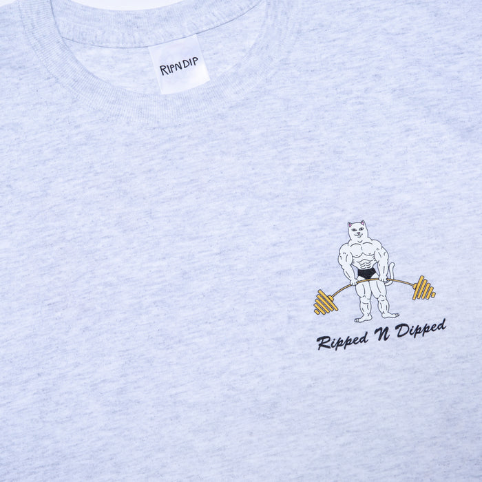 RIPNDIP Ripped N Dipped Tee (Ash Heather)