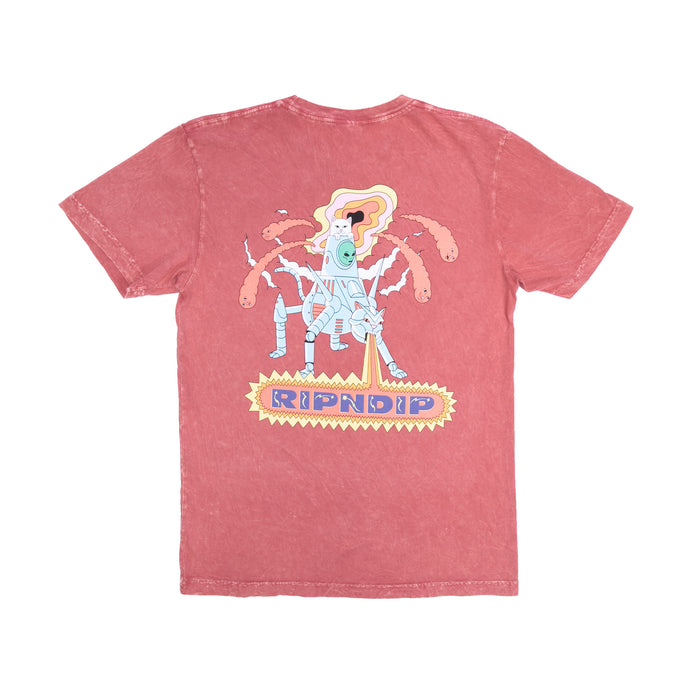 RIPNDIP Robot Attack Tee (Clay Mineral Wash)