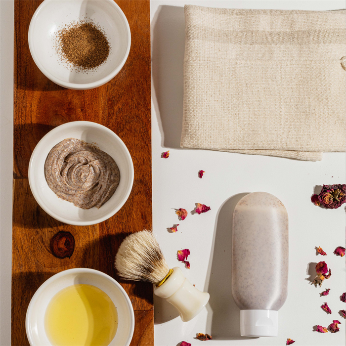Rose Hip Foaming Facial Scrub Kit