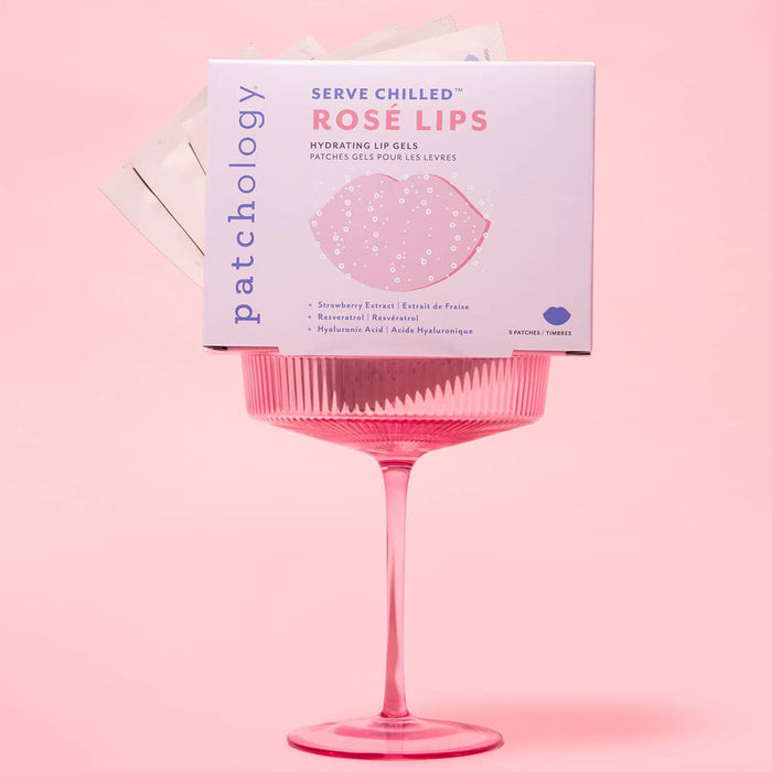5 pairs rose hydrating nourishing lip gels serve chilled cooling firming skincare