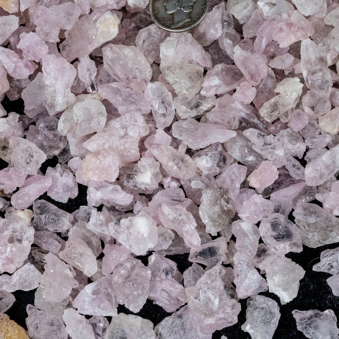 Rose Quartz Crystallized Etched Crystals Lot | Choose Lot Size - InnerVision Crystals