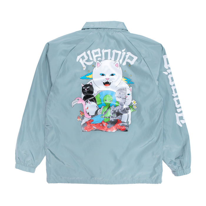RIPNDIP Runaway Coaches Jacket (Pine)