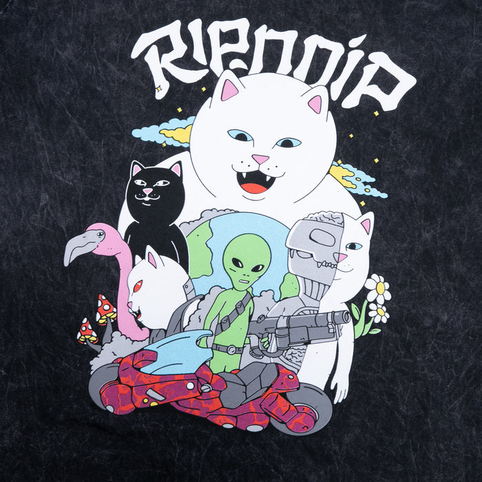 RIPNDIP Runaway Tee (Black Mineral Wash)