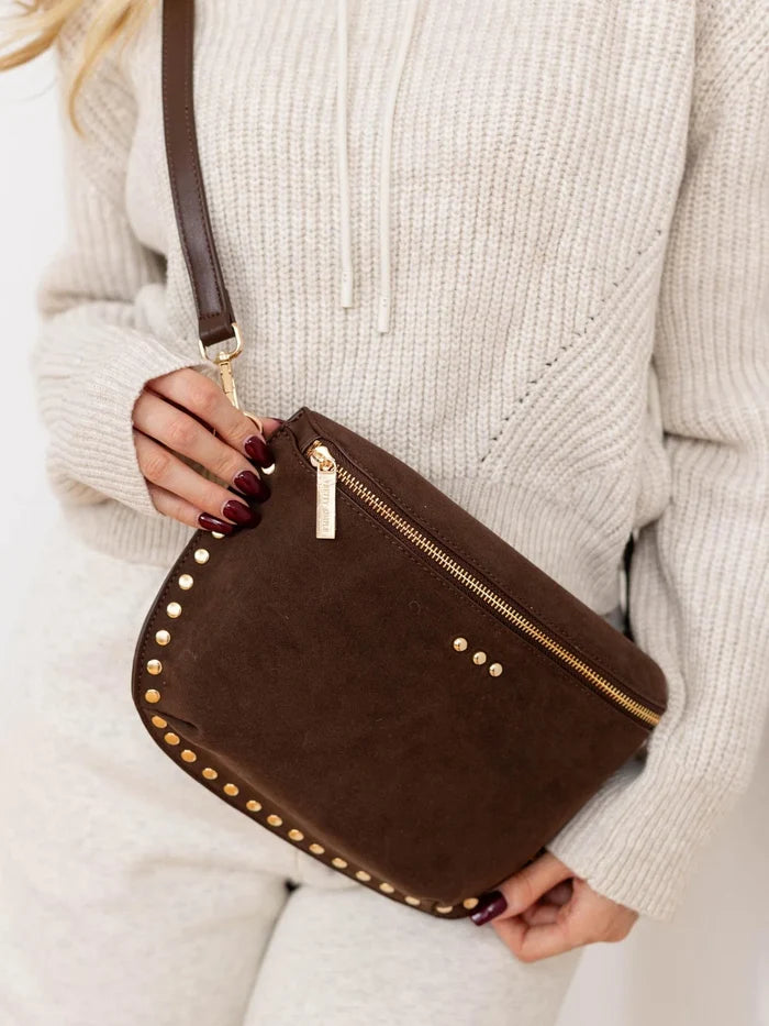 Sabrina Studded Suede Bum Bag