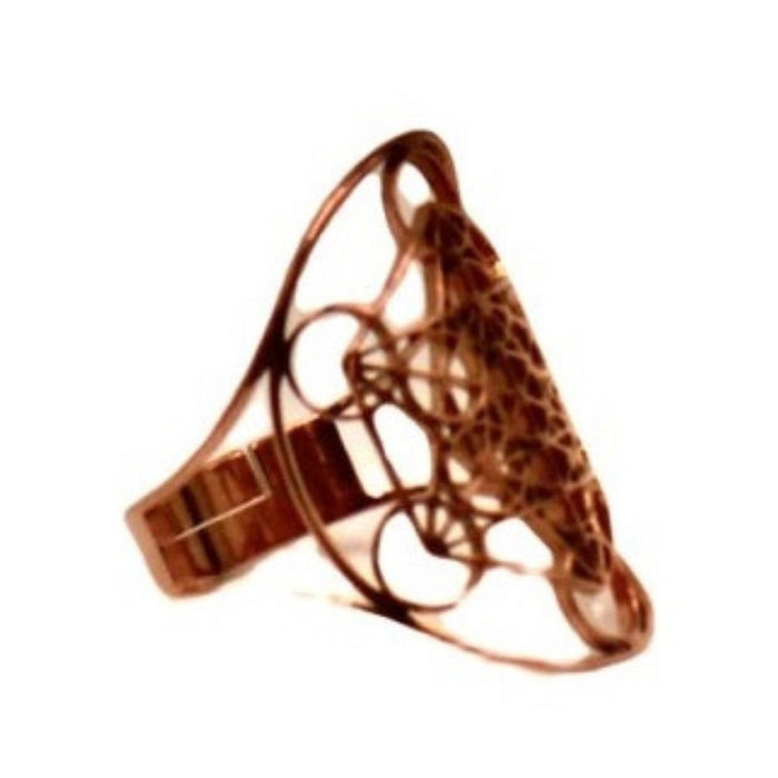 Sacred Geo Ring- Metatron “Rose Gold”