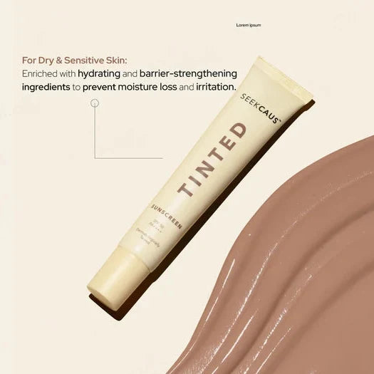 Seekcaus Tinted Sunscreen Gel SPF 50 PA++++