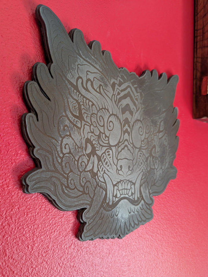 SENTINEL COLD CAST METAL WALL PLAQUE