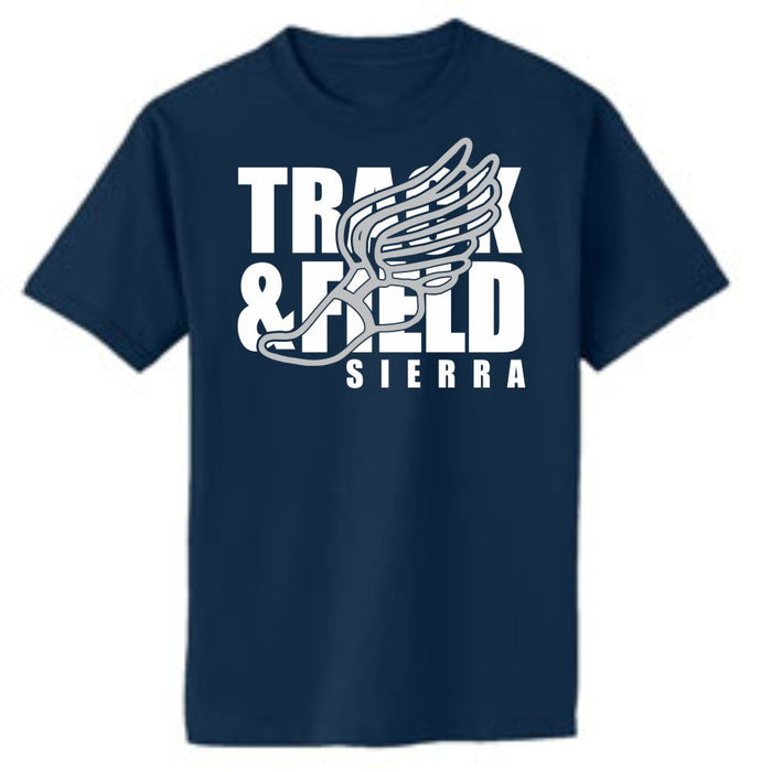 Sierra Track & Field Shoe Tee- Matte or Glitter