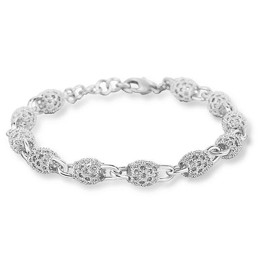 Silver Plated Bracelet Chain Bracelet