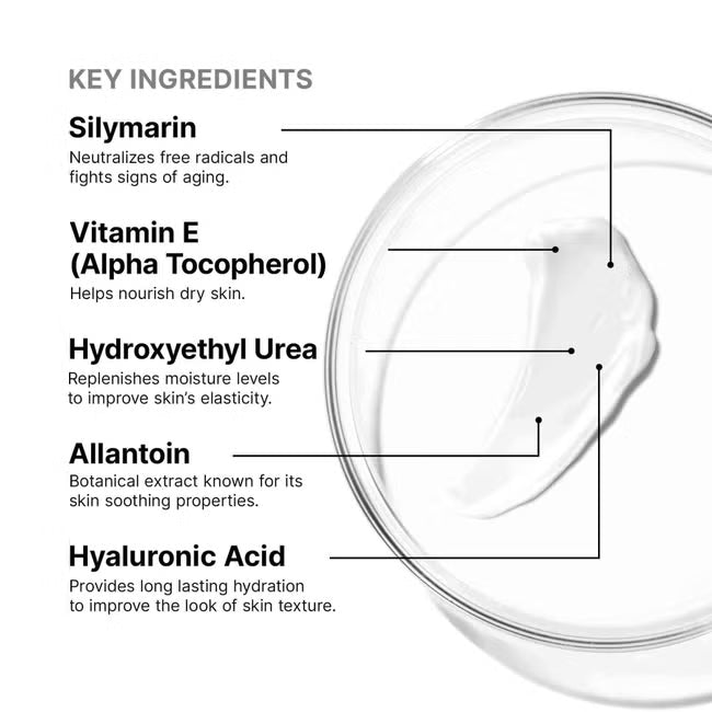 SkinCeuticals Antioxidant Lip Repair cream with key ingredients callouts