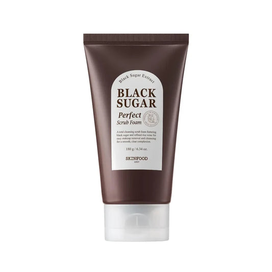 SKINFOOD Black Sugar Perfect Scrub Foam سكراب فوم السكر الاسود
