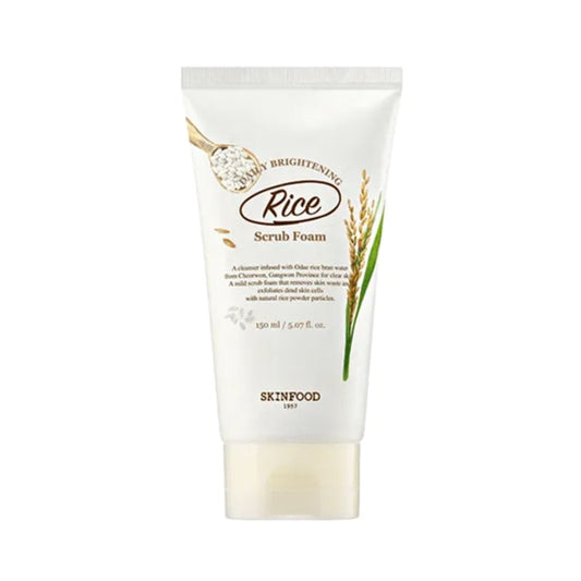 SKINFOOD Daily Brightening Rice Scrub Foam سكراب فوم بالرز