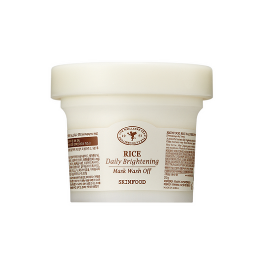 SKINFOOD Rice Daily Brightening Mask Wash Off ماسك بماء الرز