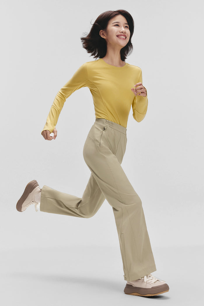 beneunder softflare womens softshell mini flare pants #color_brown