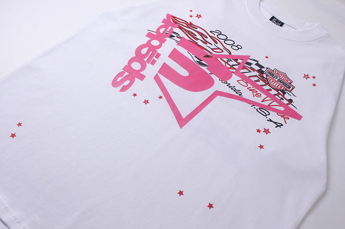 Sp5der x Harley Davidson Vintage T-Shirt White