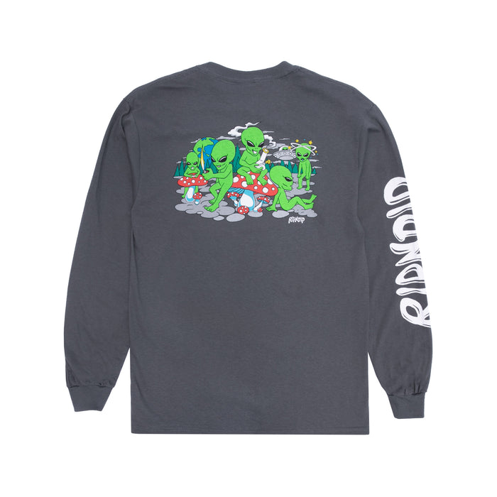 RIPNDIP Space Gang Long Sleeve (Charcoal)