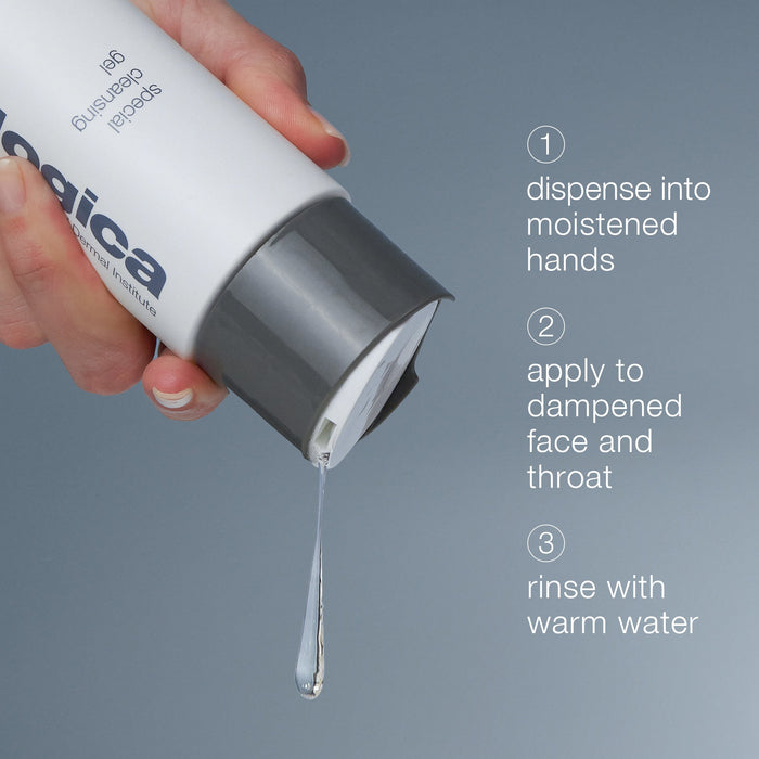 special cleansing gel how to use