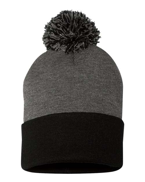 Dark Heather Grey/ Black / One Size