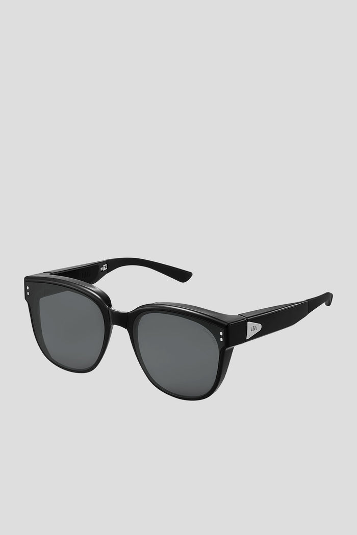 Square-Round Frame Prescription Fit-Over Sunglasses UV 400 FD008