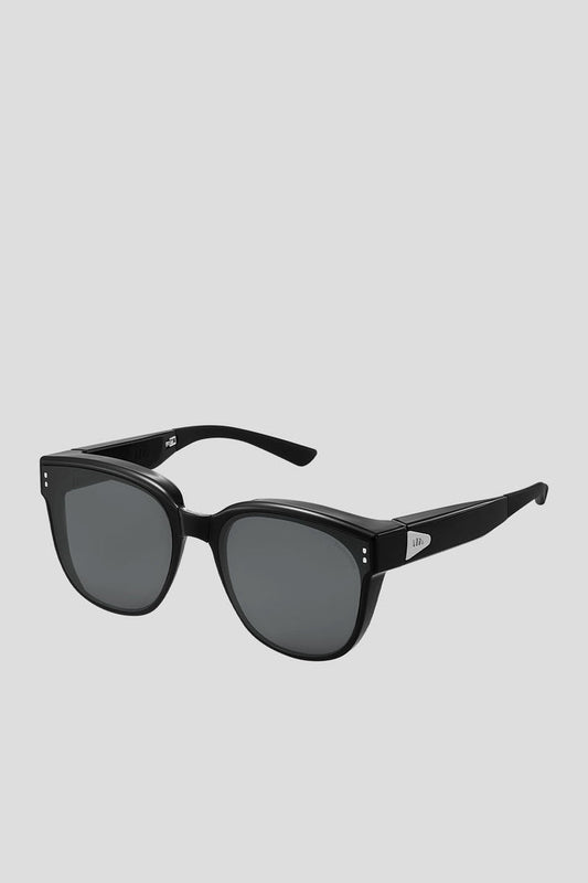 Square-Round Frame Prescription Fit-Over Sunglasses UV 400 FD008