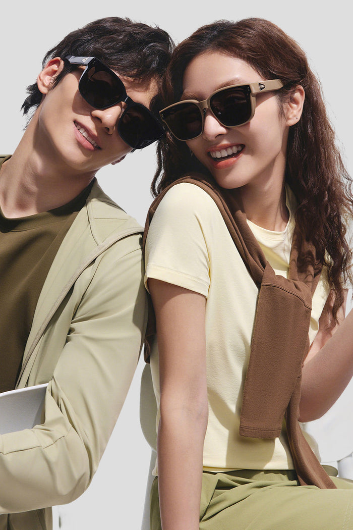 Square-Round Frame Prescription Fit-Over Sunglasses UV 400 FD013