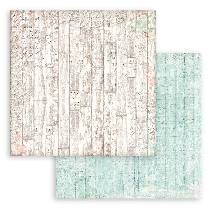 Stamperia Double-Sided Paper Pad 12"X12" - Sweet Winter Backgrounds