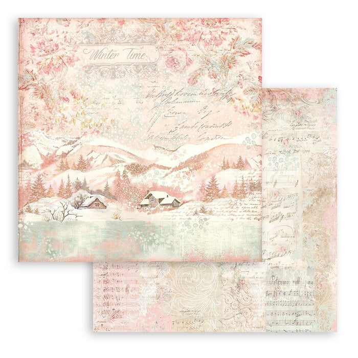 Stamperia Double-Sided Paper Pad 8"X8" - Backgrounds
