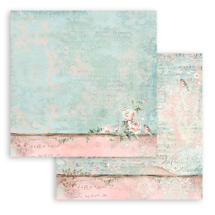Stamperia Double-Sided Paper Pad 8"X8" - Backgrounds