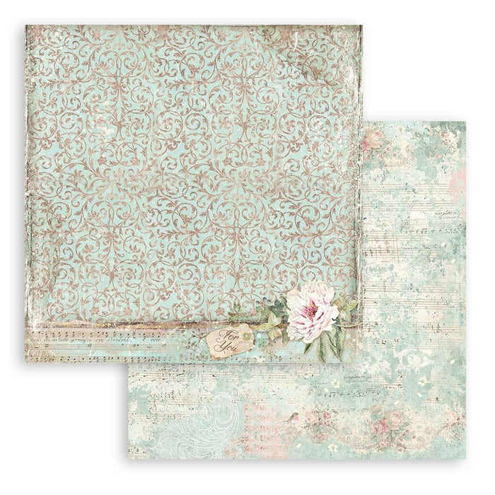 Stamperia Double-Sided Paper Pad 8"X8" - Backgrounds