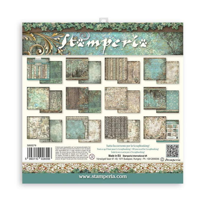Stamperia Magic Forest Backgrounds 12x12 Paper Pad