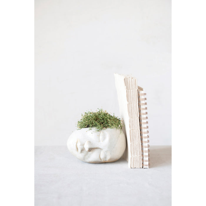 Stoneware Face Planter