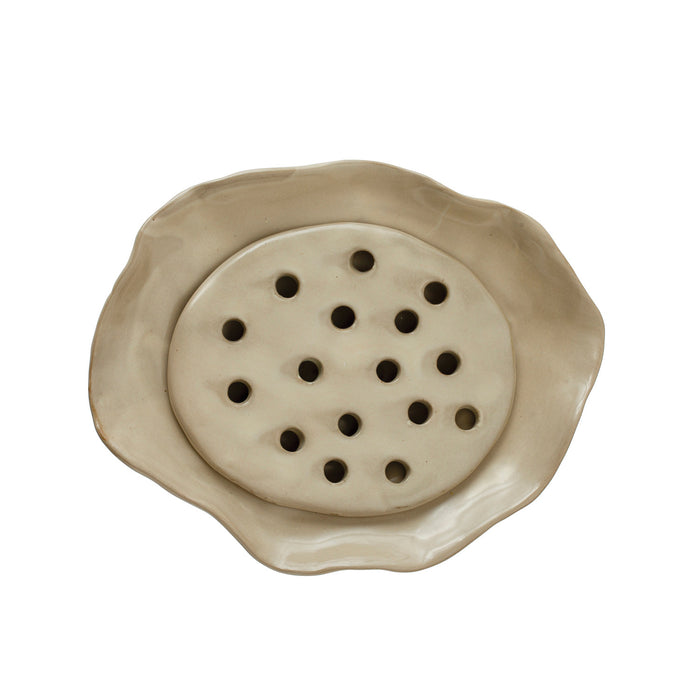 Stoneware Soap Dish