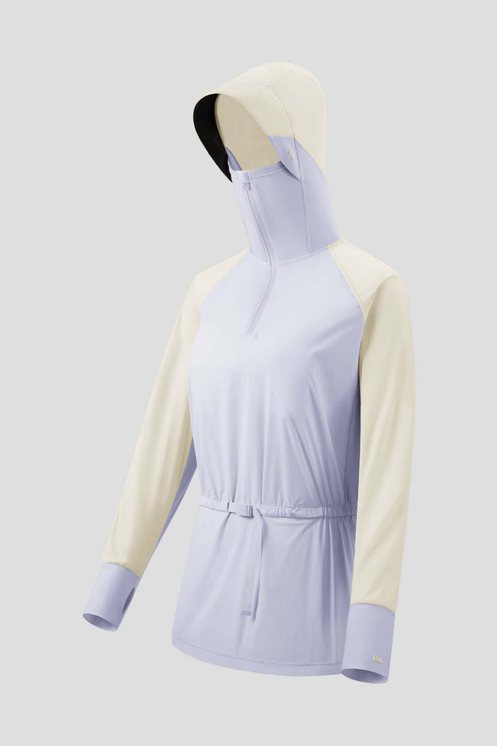 Outer Cover-Up / Purple - Beige / S