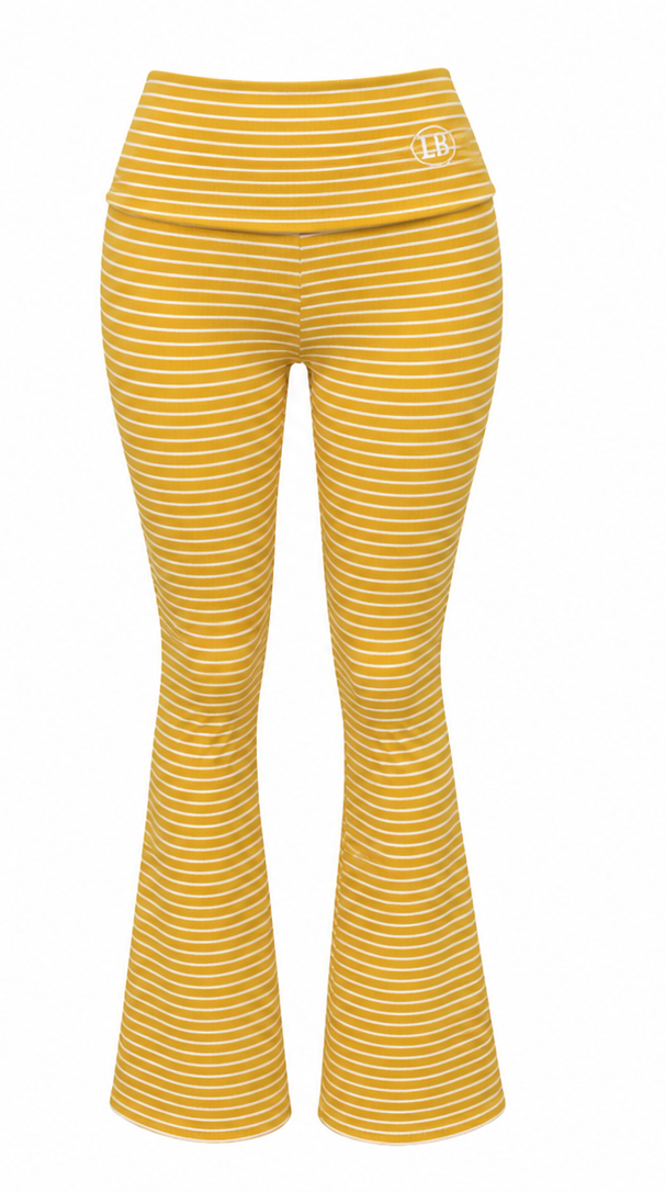 Striped Flare Leggings