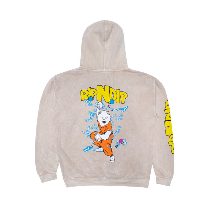 RIPNDIP Super Sanerm Hoodie (Beige Vintage Wash)