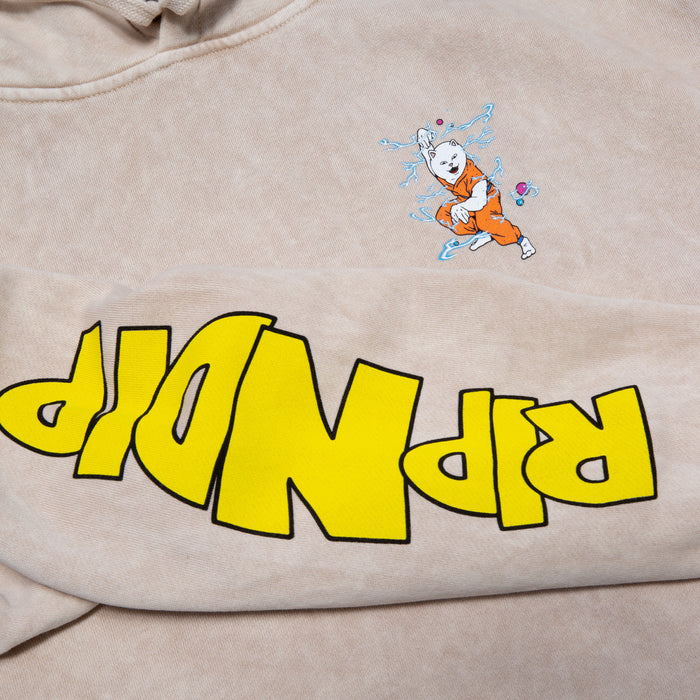 RIPNDIP Super Sanerm Hoodie (Beige Vintage Wash)