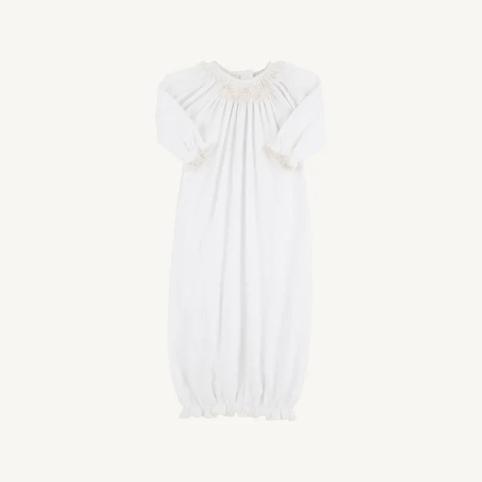 Sweetly Smocked Greeting Gown