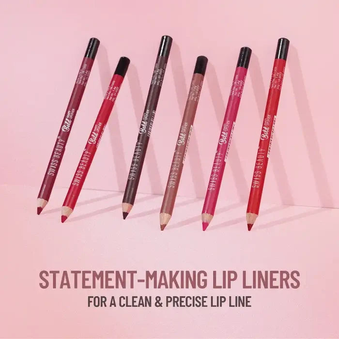 Swiss Beauty Bold Matt Lipliner 12Pcs Set