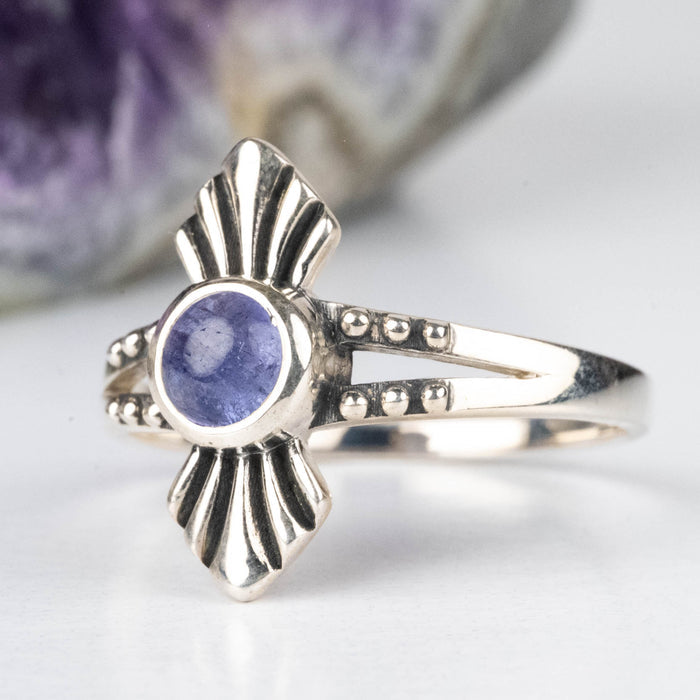Tanzanite Ring 5mm | Choose Size - InnerVision Crystals