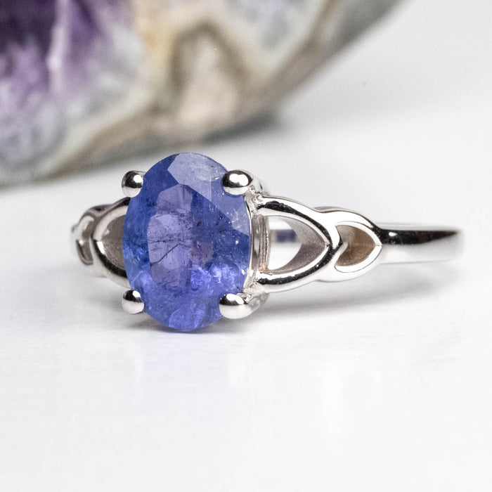 Tanzanite Ring 8x6mm | Choose Size - InnerVision Crystals