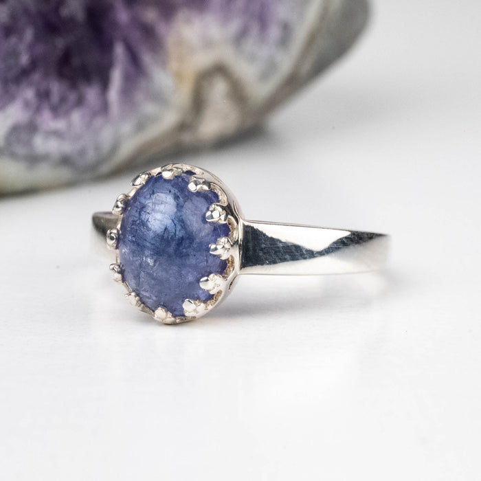 Tanzanite Ring 9x7mm | Choose Size - InnerVision Crystals