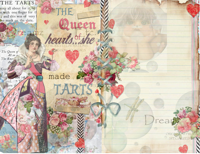 Tea Time Collage - Digital Journal Kit - Bundle Pack
