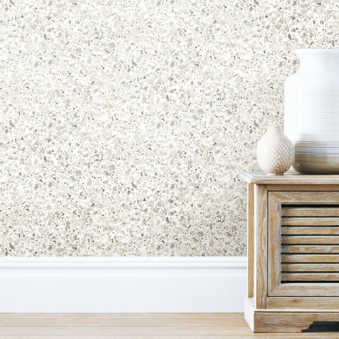 Terrazzo Black Colored Peel & Stick Wallpaper - EonShoppee