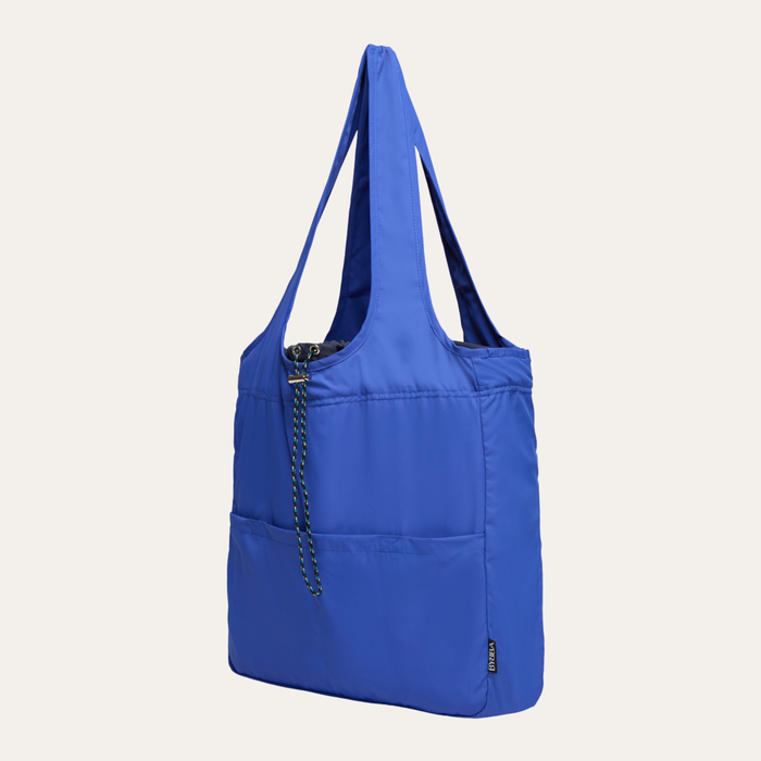 THE BALOS PACKABLE TOTE BAG / COBALT WAVE