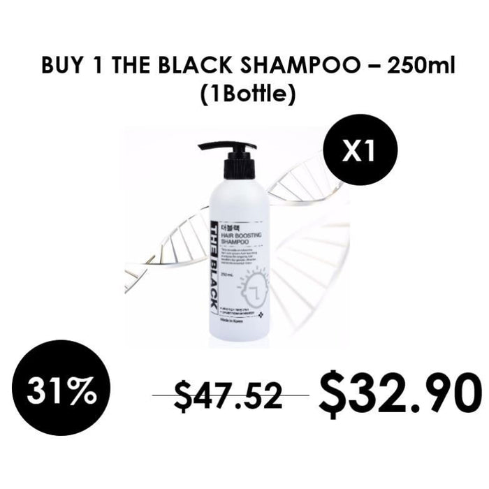[THE BLACK] Hair boosting Shampoo 250ml | 750ml