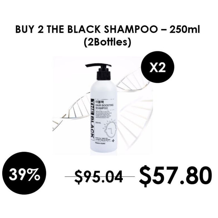 [THE BLACK] Hair boosting Shampoo 250ml | 750ml