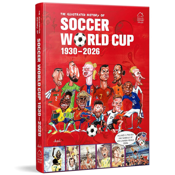 The Illustrated History of Soccer World Cup (1930-2026)-Aczel-Libros787.com